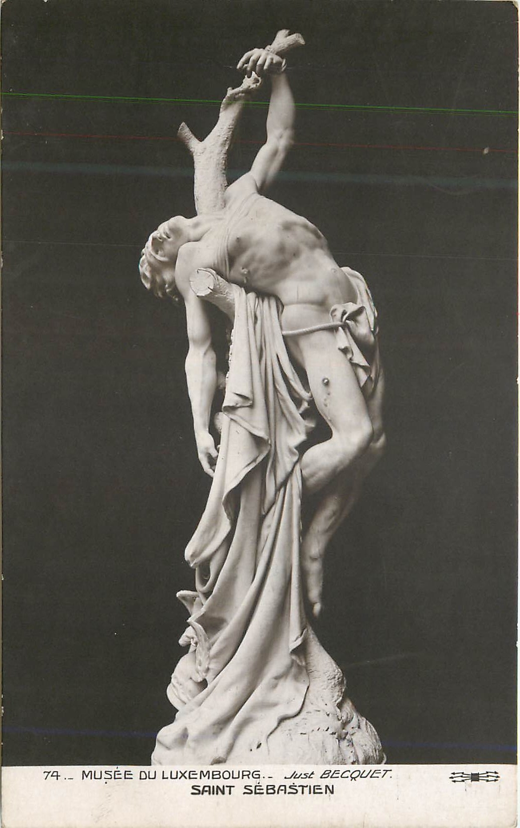 Saint Sébastien — statue de Just Becquet — Musée du Luxembourg