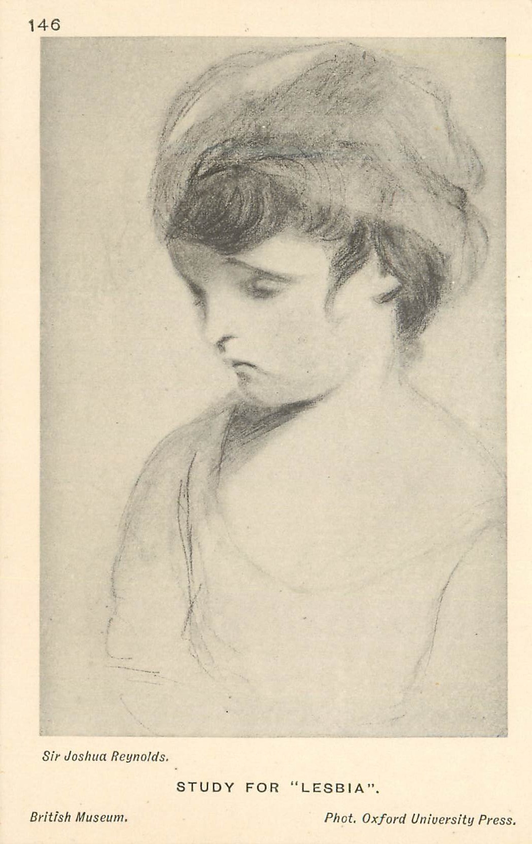 CPA Sir Joshua Reynolds Study for Lesbia British Museum
