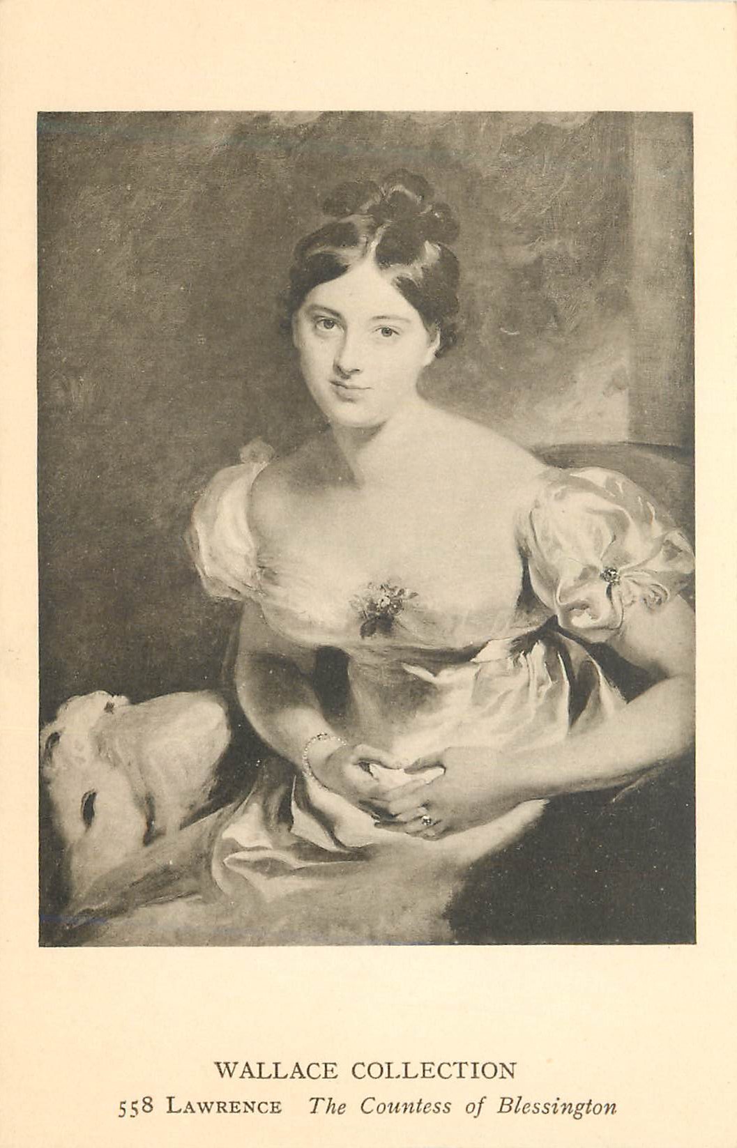 CPA Wallace Collection Lawrence the Countess of Blessington