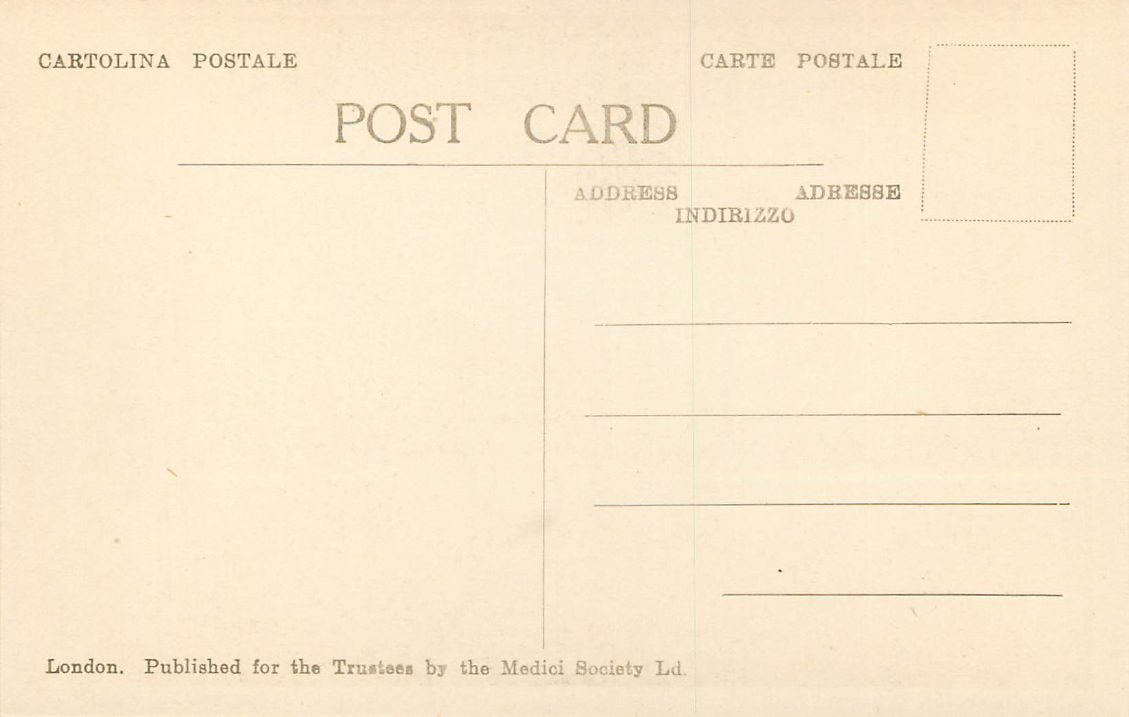 CPA Constable Weymouth Bay — Verso