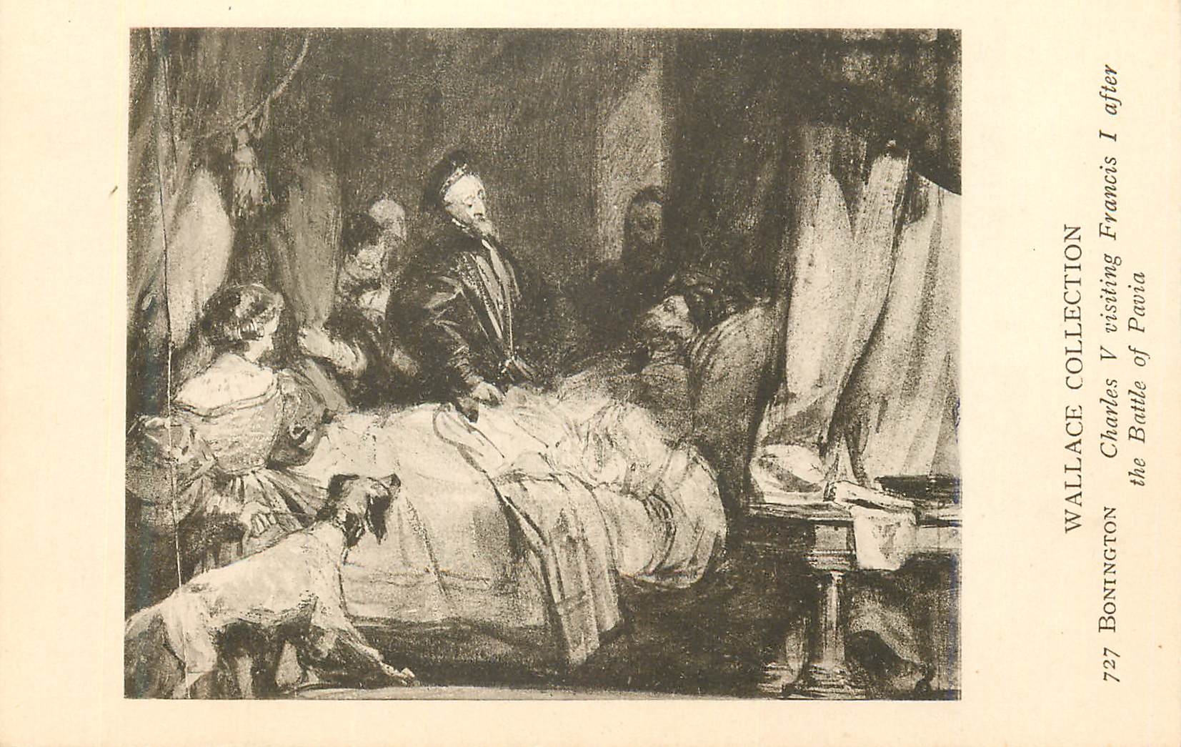 CPA Wallace Collection Bonington Charles V visiting Francis I after the Battle of Pavia