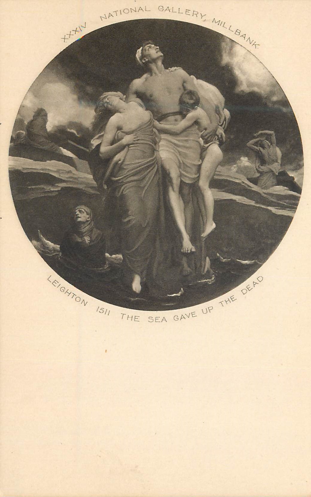CPA National Gallery Millbank Leighton Leighton The Sea Gave up the Dead