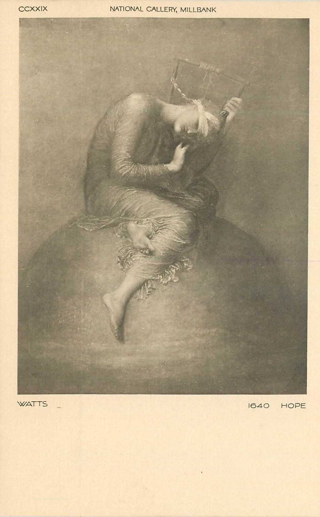 CPA National Gallery Millbank Watts 1640 Hope