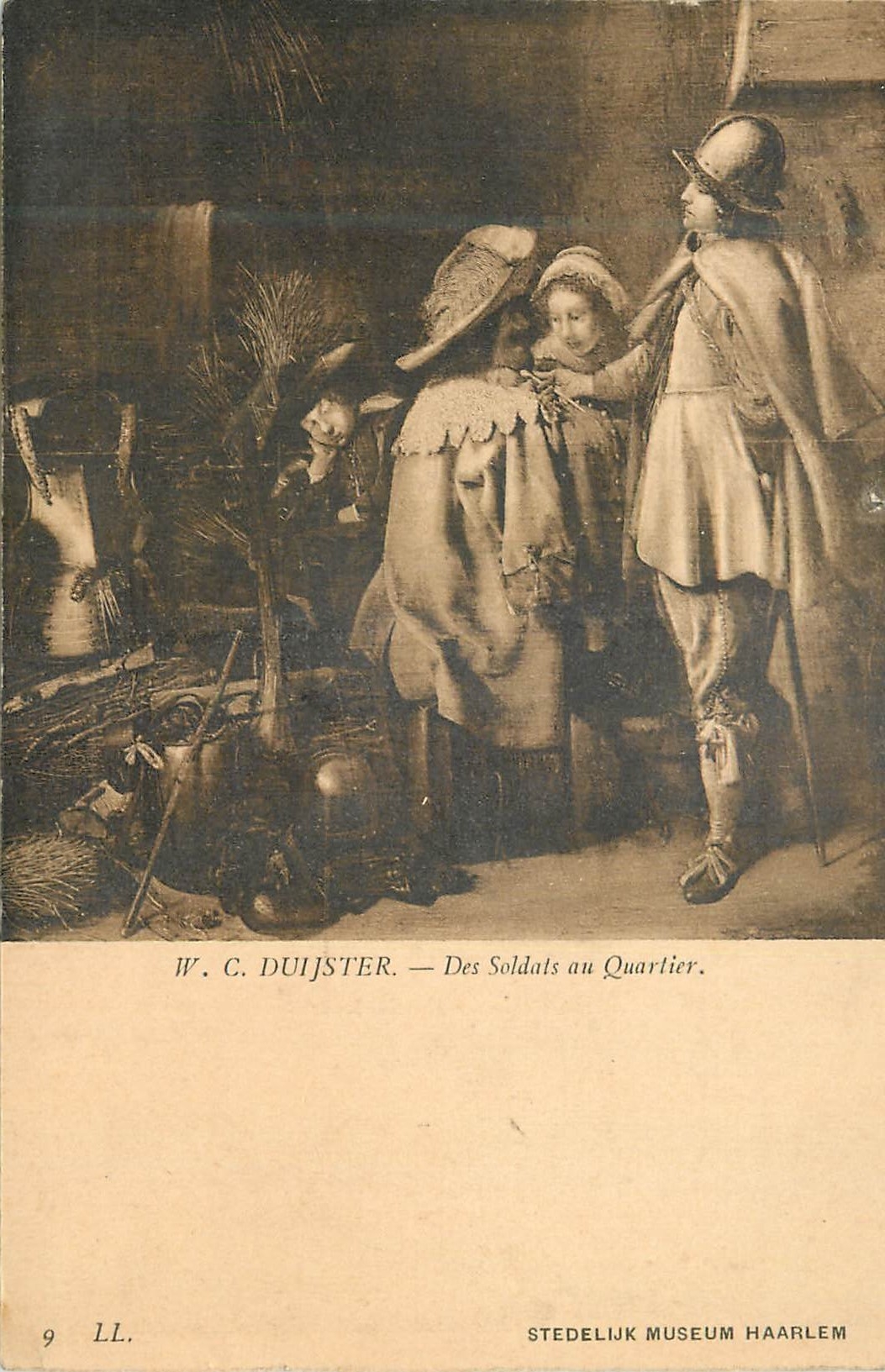 CPA W C Duijster Des Soldats au Quartier Stedelijk Museum Haarlem