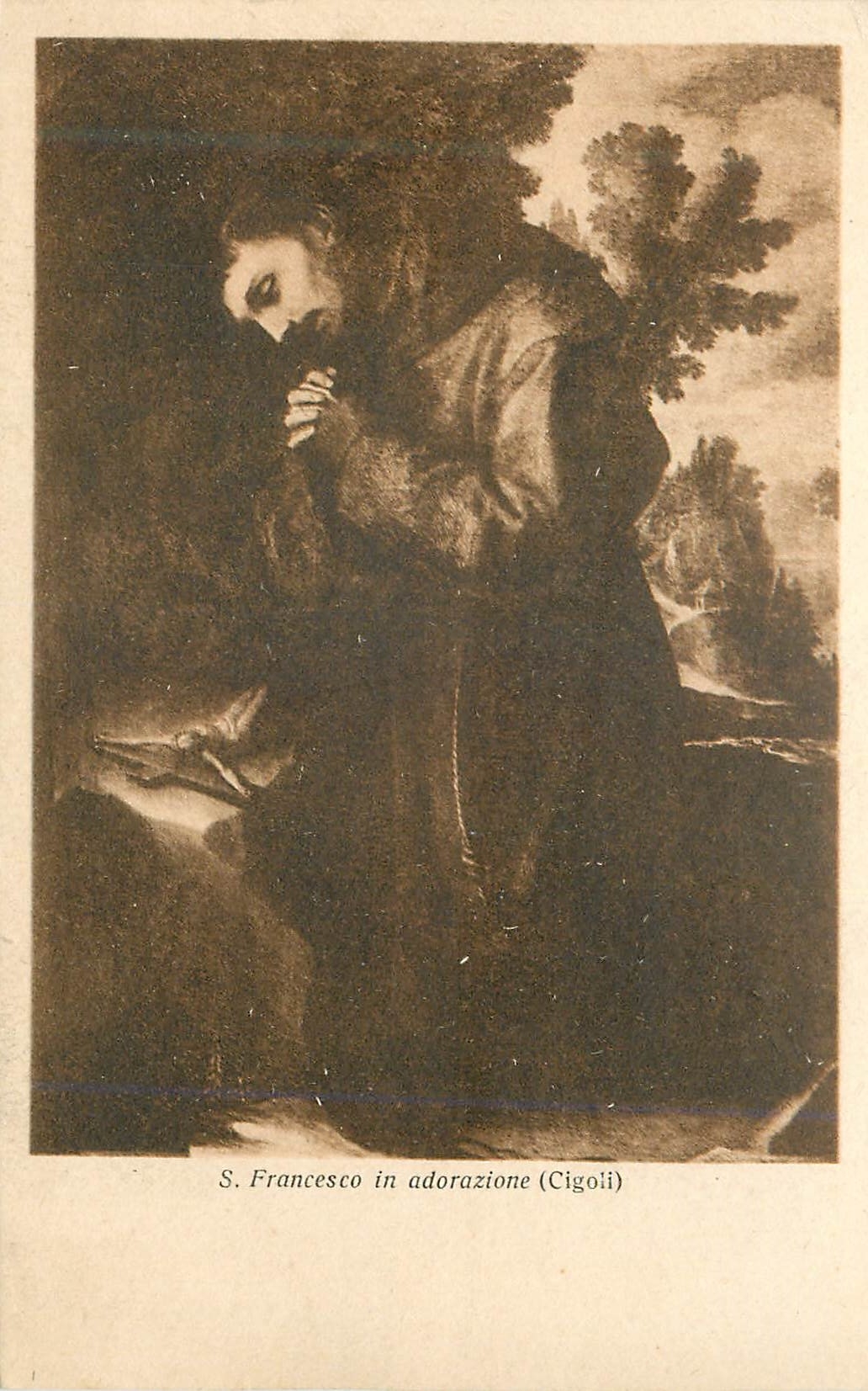 CPA Francesco in Adorazione (Cigoli)