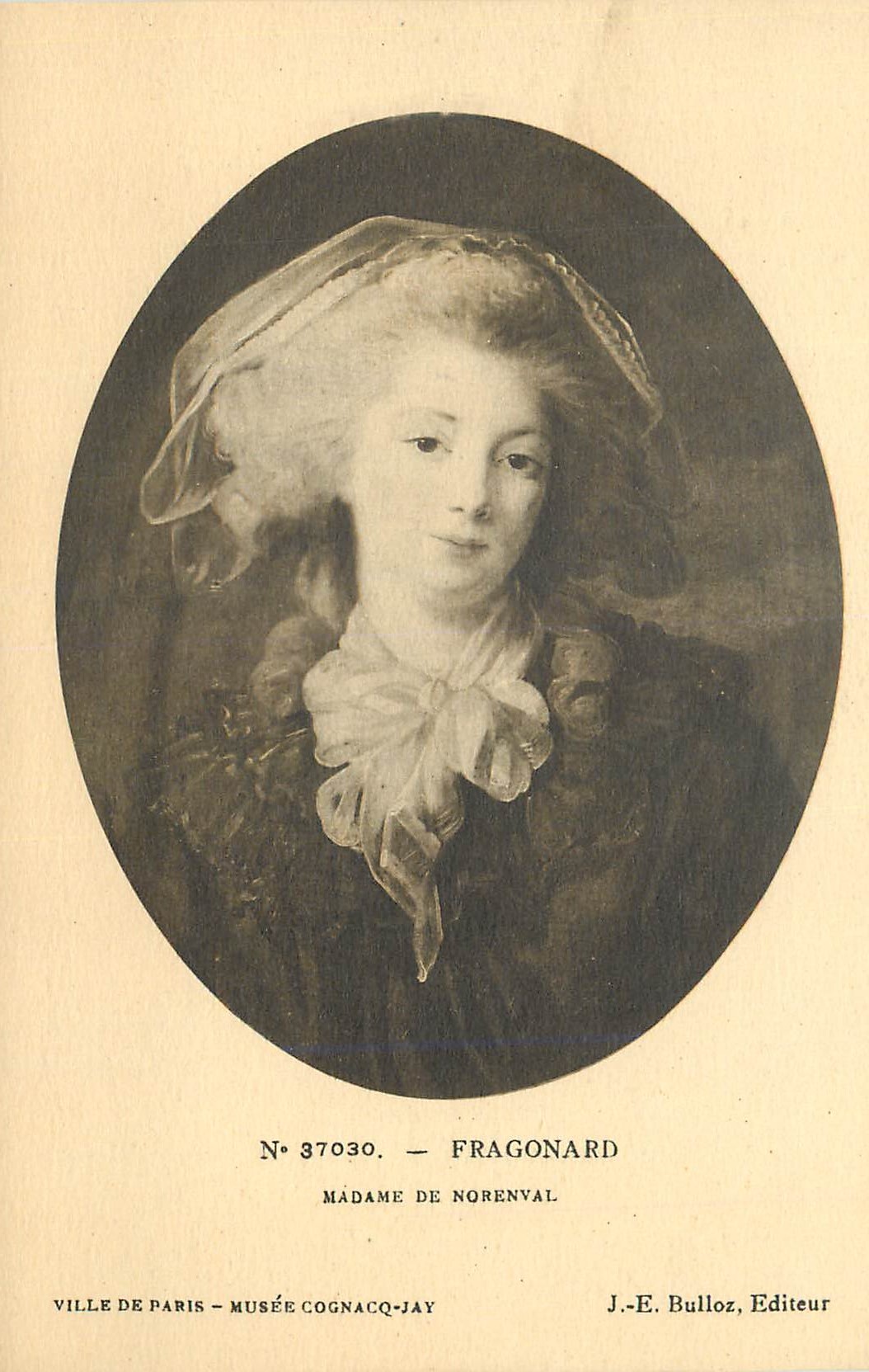CPA Fragonard Madame de Norenval Ville de Paris Musee de Cognacq Jay