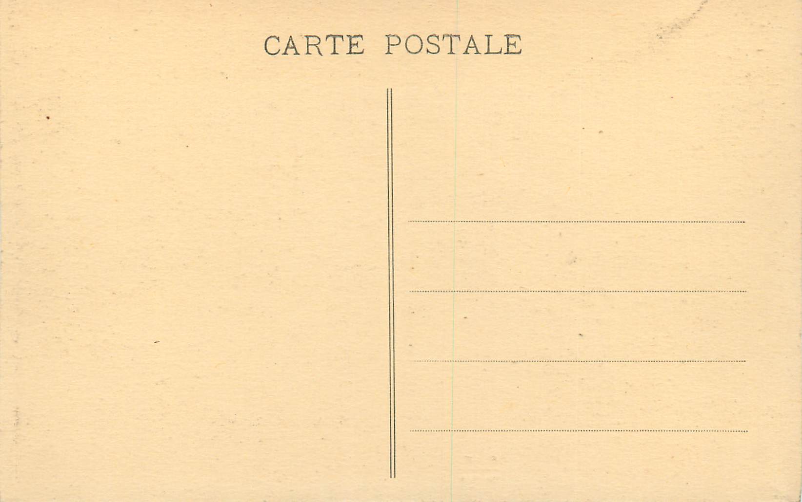 CPA Château — Rückseite