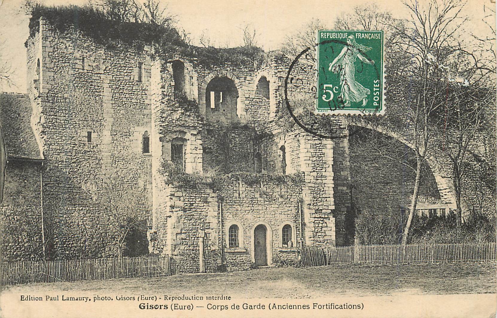 CPA Gisors (Eure) Corps de Garde (Anciennes Fortifications)