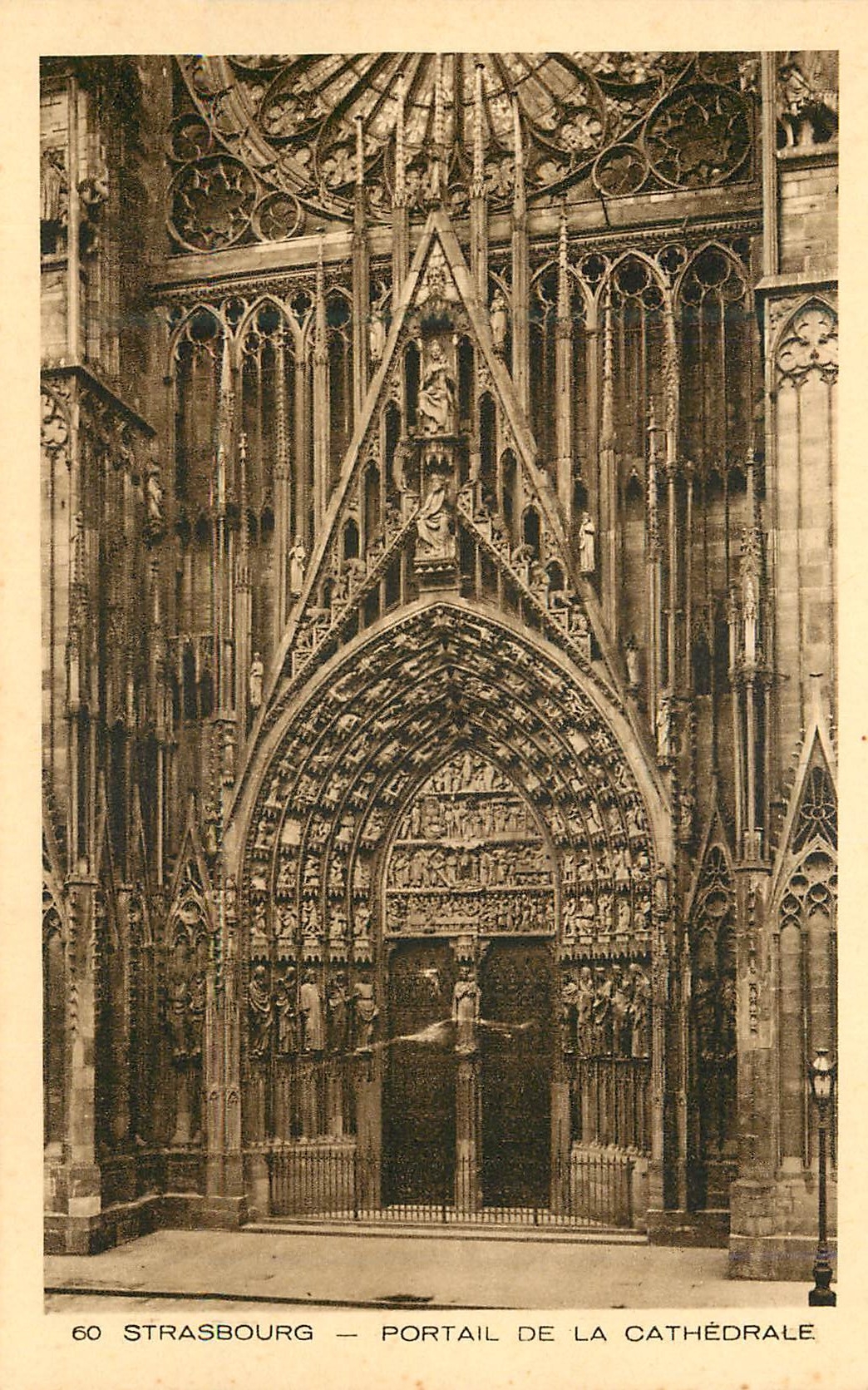 CPA Strasbourg Portail de la Cathedrale