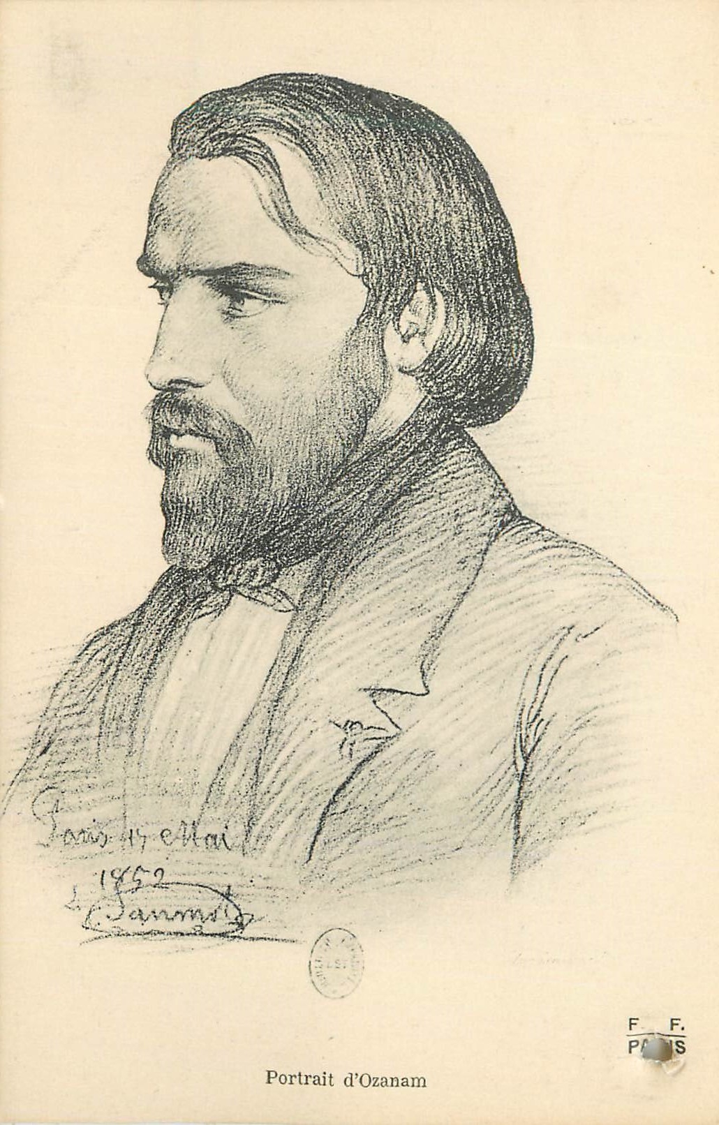 CPA Paris Portrait d'Ozanam