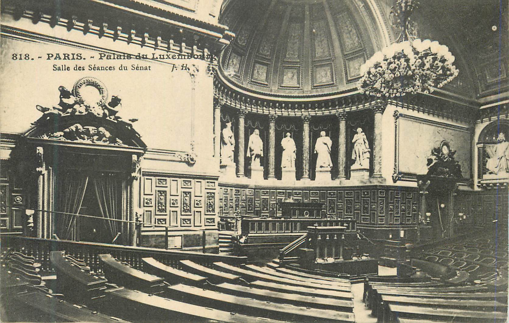 CPA Paris Palais du Luxembourg Salle des Seances du Senat