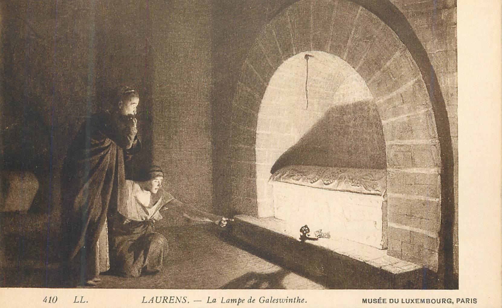 CPA Laurens La Lampe de Galeswinthe Musee du Luxembourg Paris