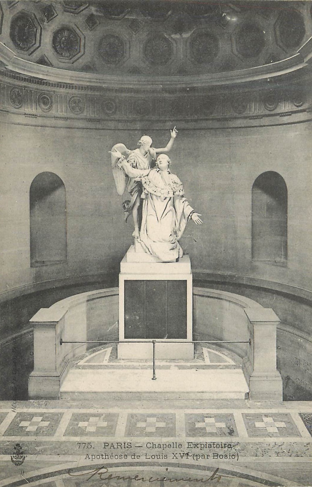 CPA Paris Chapelle Expiatoire Apotheose de Louis XVI