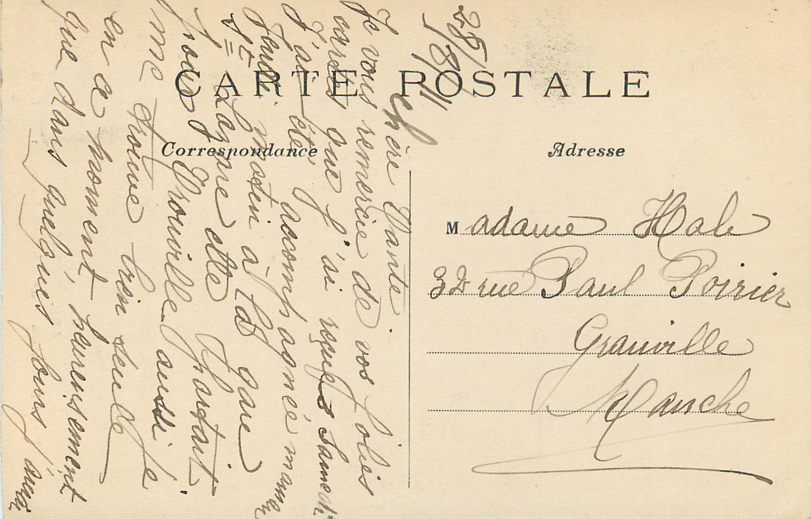 CPA Paris Parc Monceau le Portail Romain — Rückseite