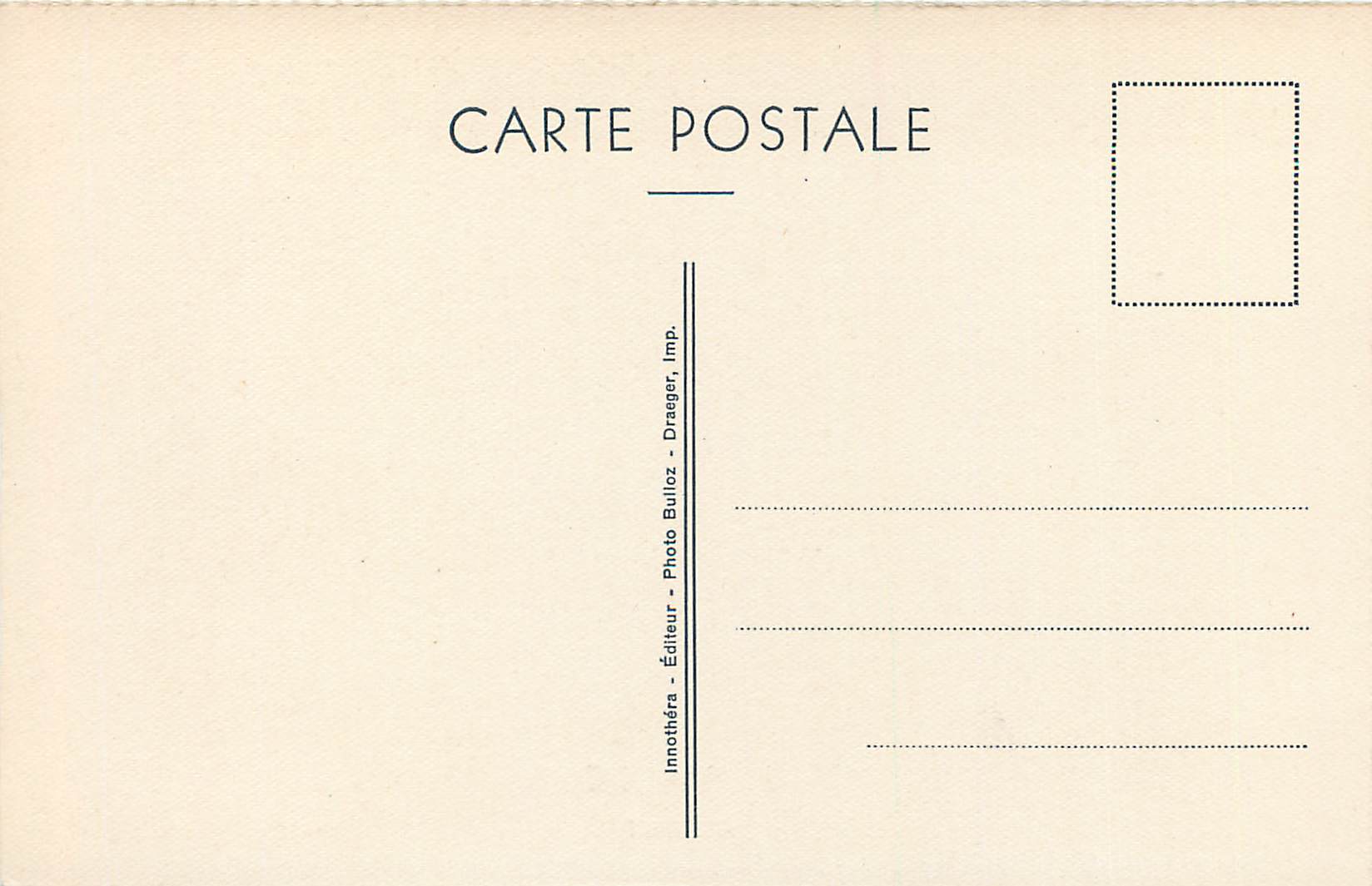 CPA la Vague Courbet — Verso
