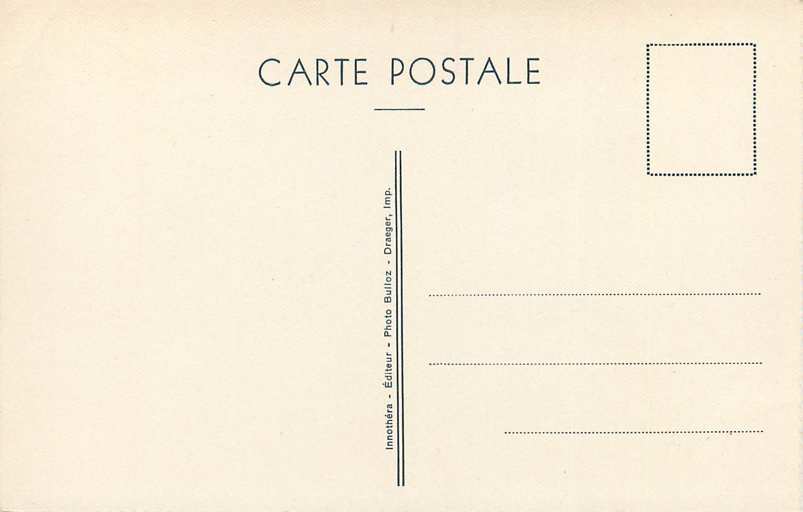 CPA A la Mie Toulouse Lautrec — Verso