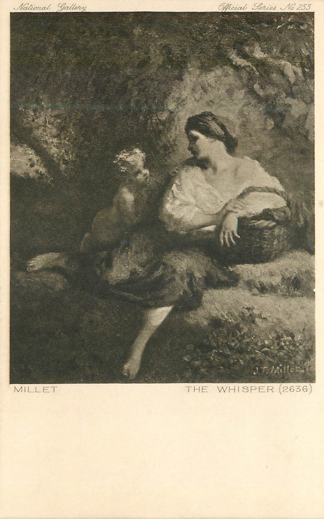 CPA Millet the Whisper