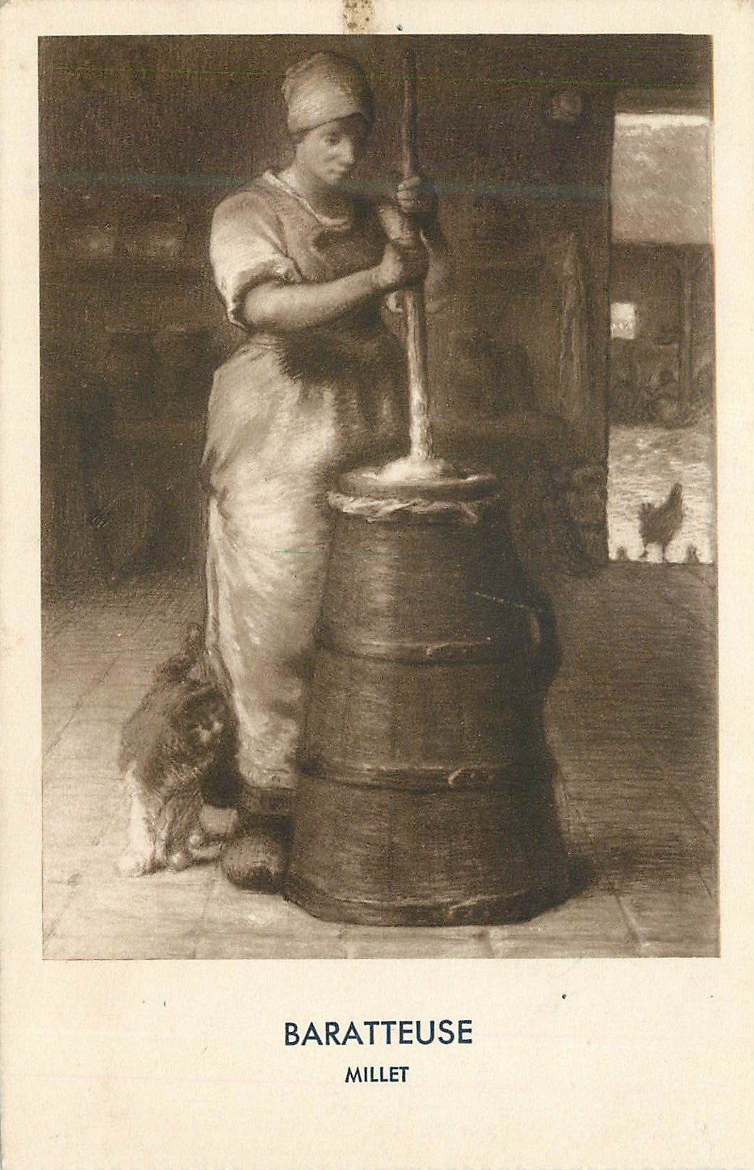 CPA Baratteuse Millet