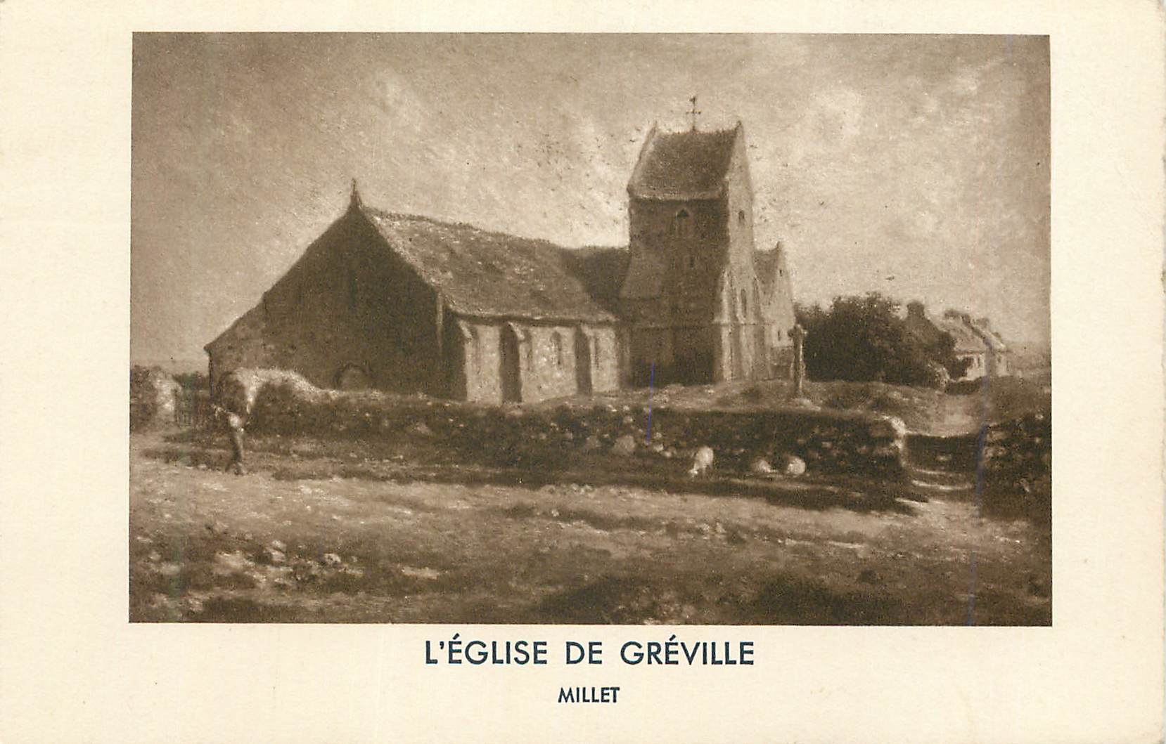 CPA l'Eglise de Greville Millet