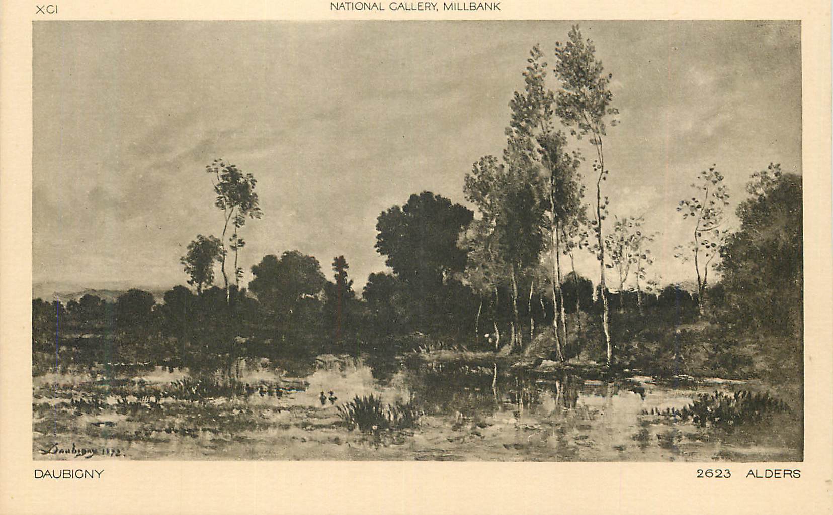 CPA National Gallery Millbank Daubigny