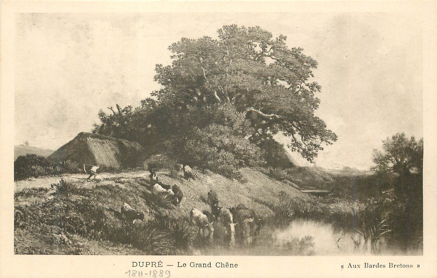 CPA Dupre le Grand Chene Aux Bardes Bretons