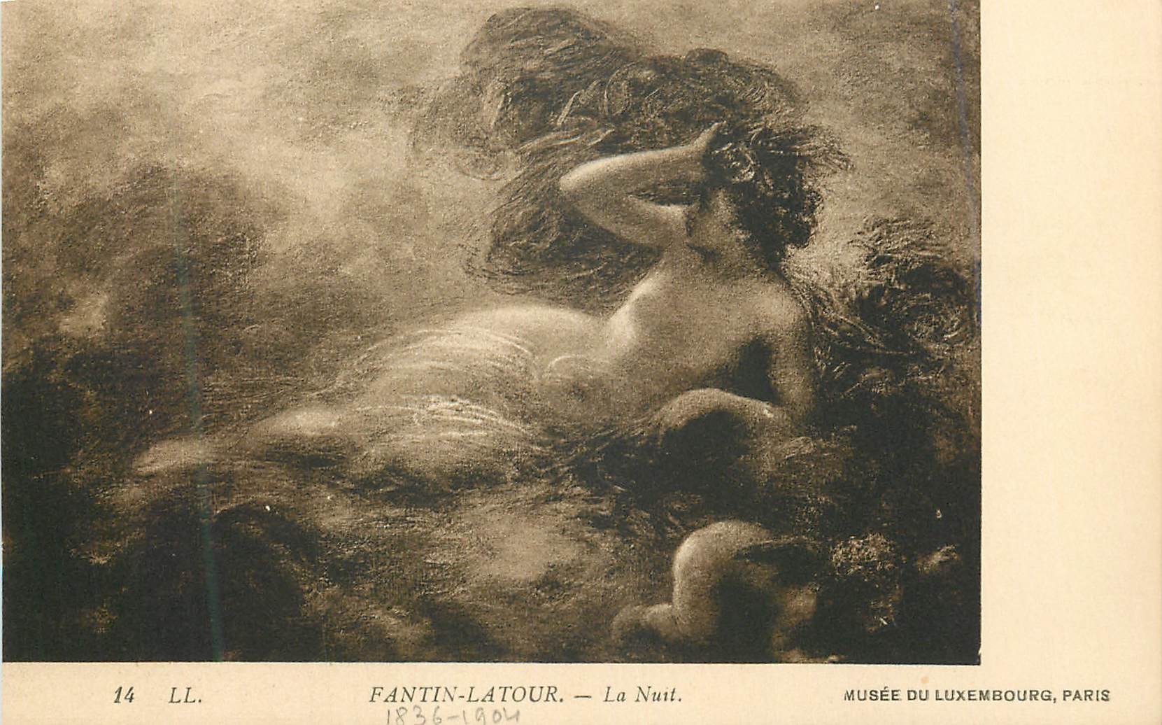 CPA Fantin Latour la Nuit Musee du Luxembourg Paris