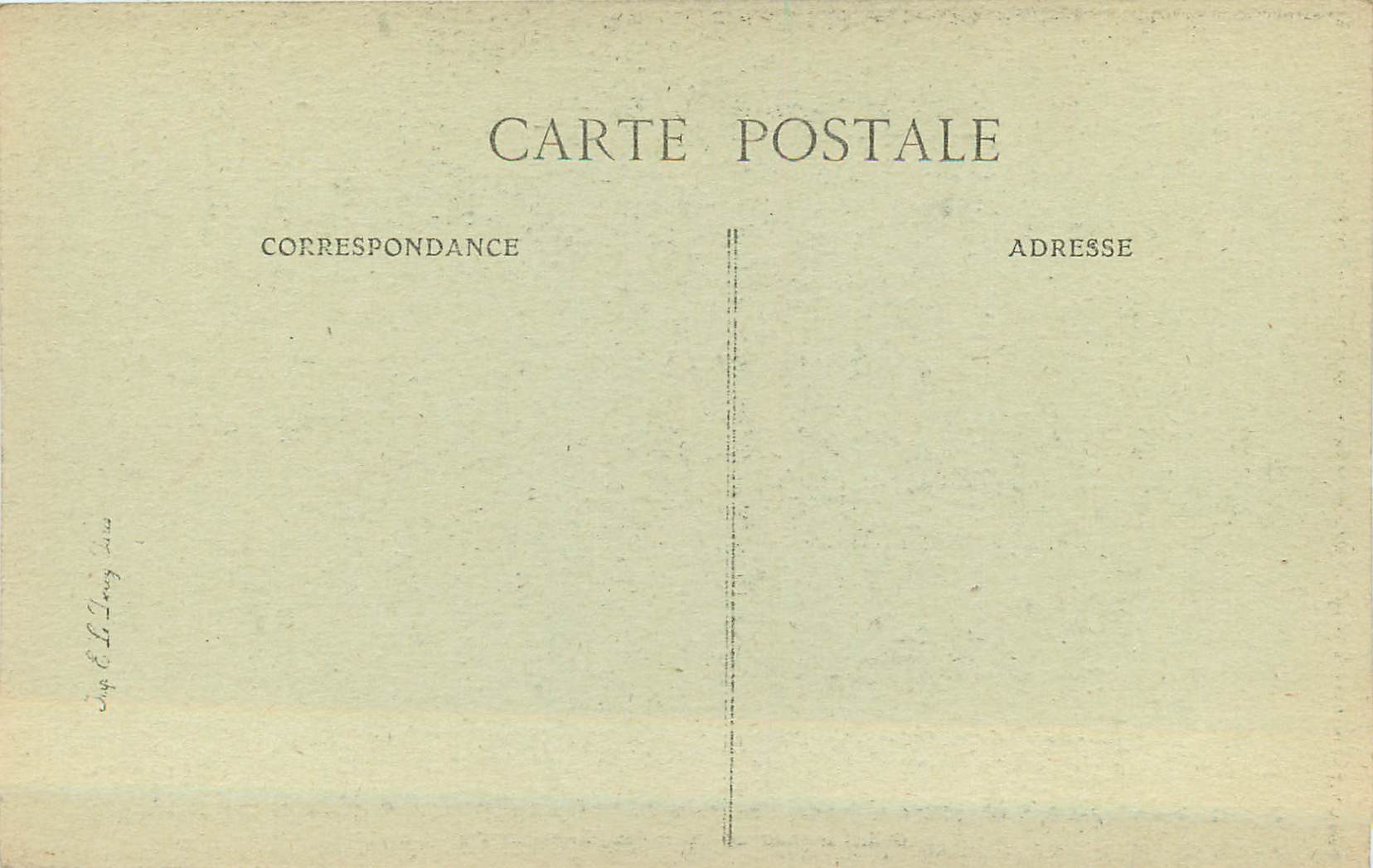 CPA Vestiges des Ramparts Paris au temps de Philippe Auguste — Rückseite