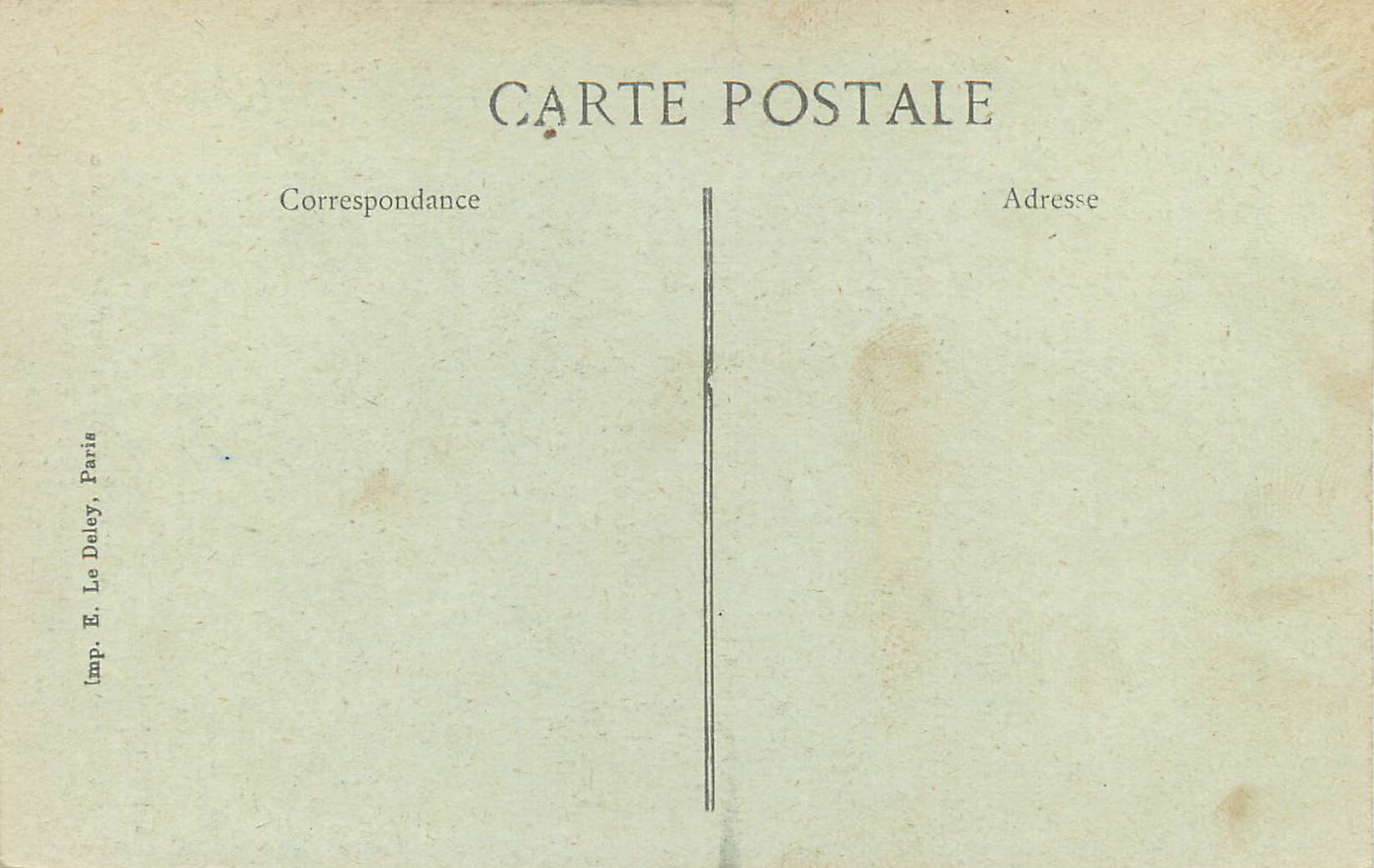 CPA Paris Eglise Saint Julien le Pauvre Grande Nef — Verso