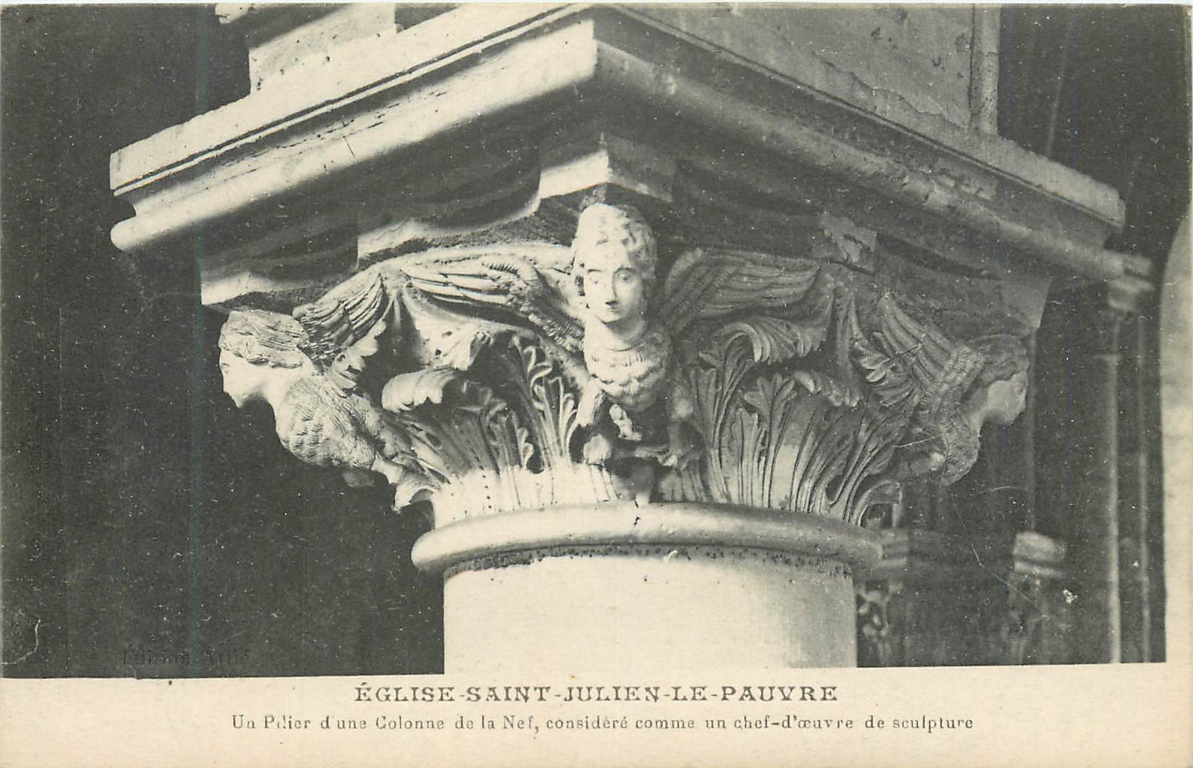 CPA Eglise Saint Julien le Pauvre