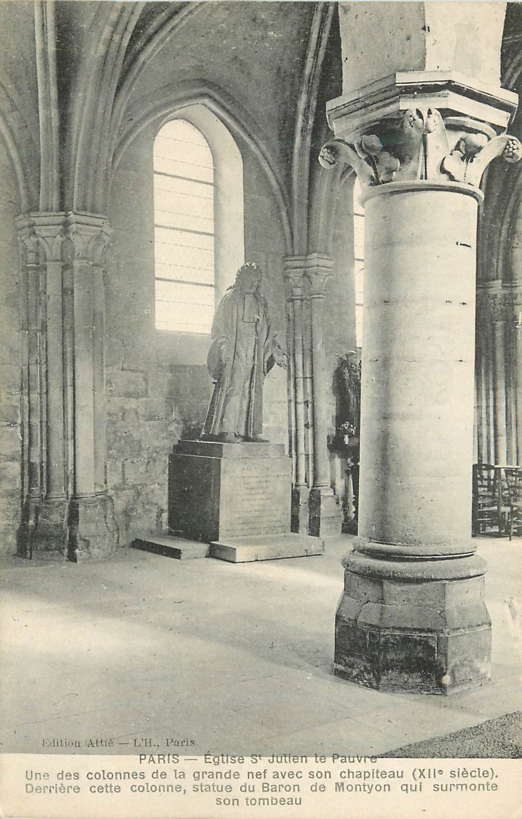 CPA Paris Eglise Saint Julien le Pauvre