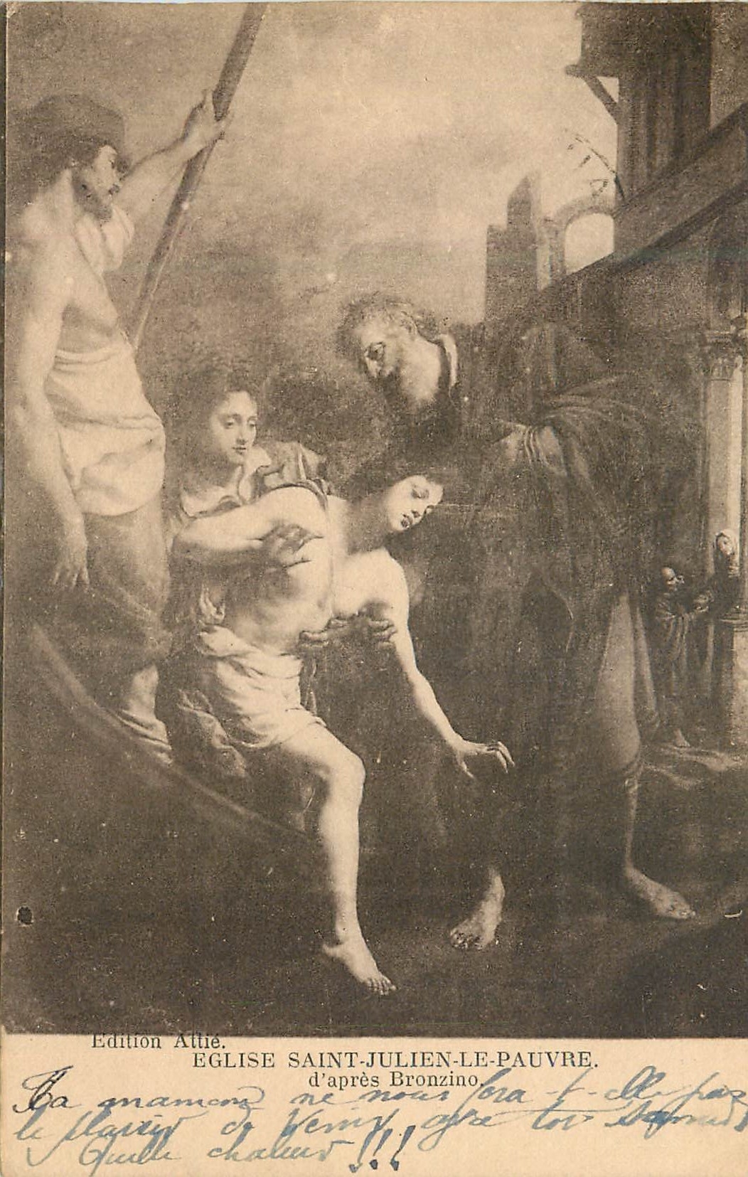 CPA Eglise Saint Julien le Pauvre d'Apres Bronzino