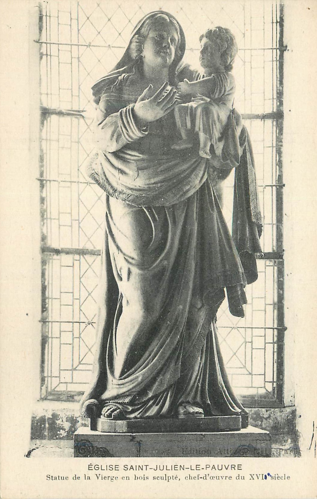 CPA Eglise Saint Julien le Pauvre