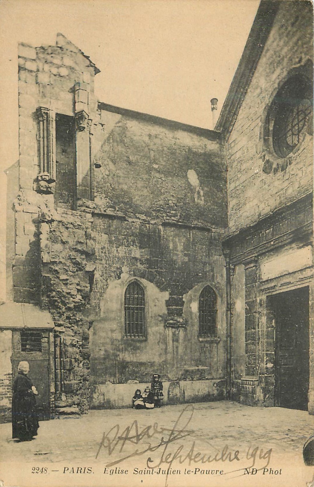 CPA Paris Eglise Saint Julien le Pauvre