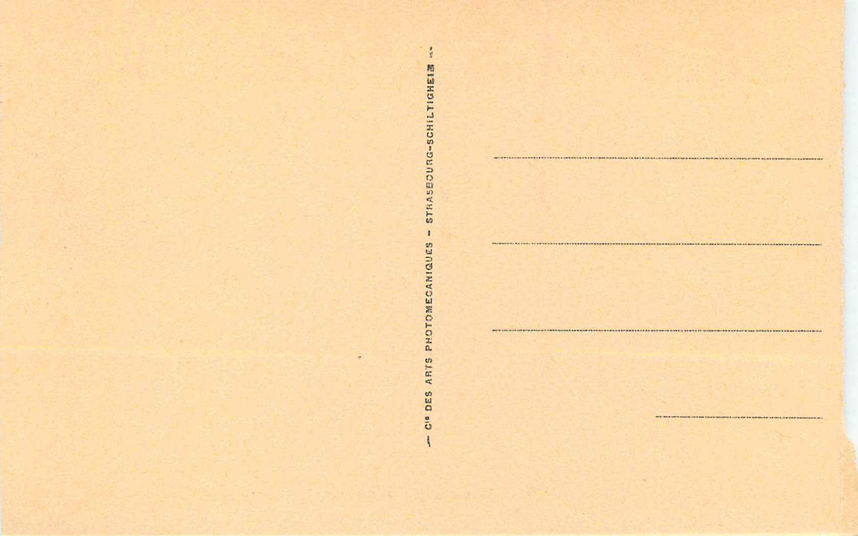 CPA Paris Hopital Militaire du Val de Grace — Verso