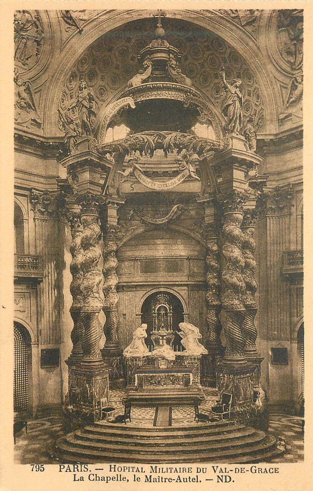CPA Paris Hopital Militaire du Val de Grace la Chapelle le Maitre Autel