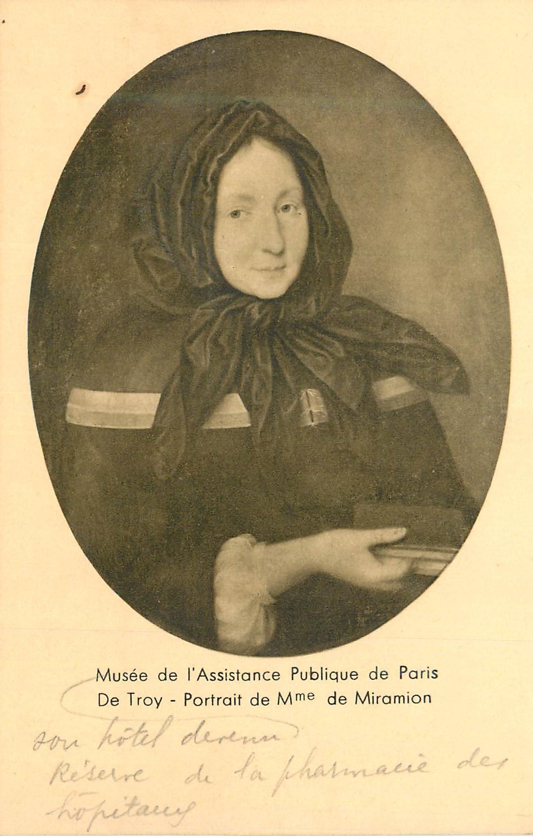 CPA Musee de l'Assistance Publique de Paris de Troy Portrait de Mme de Miramion
