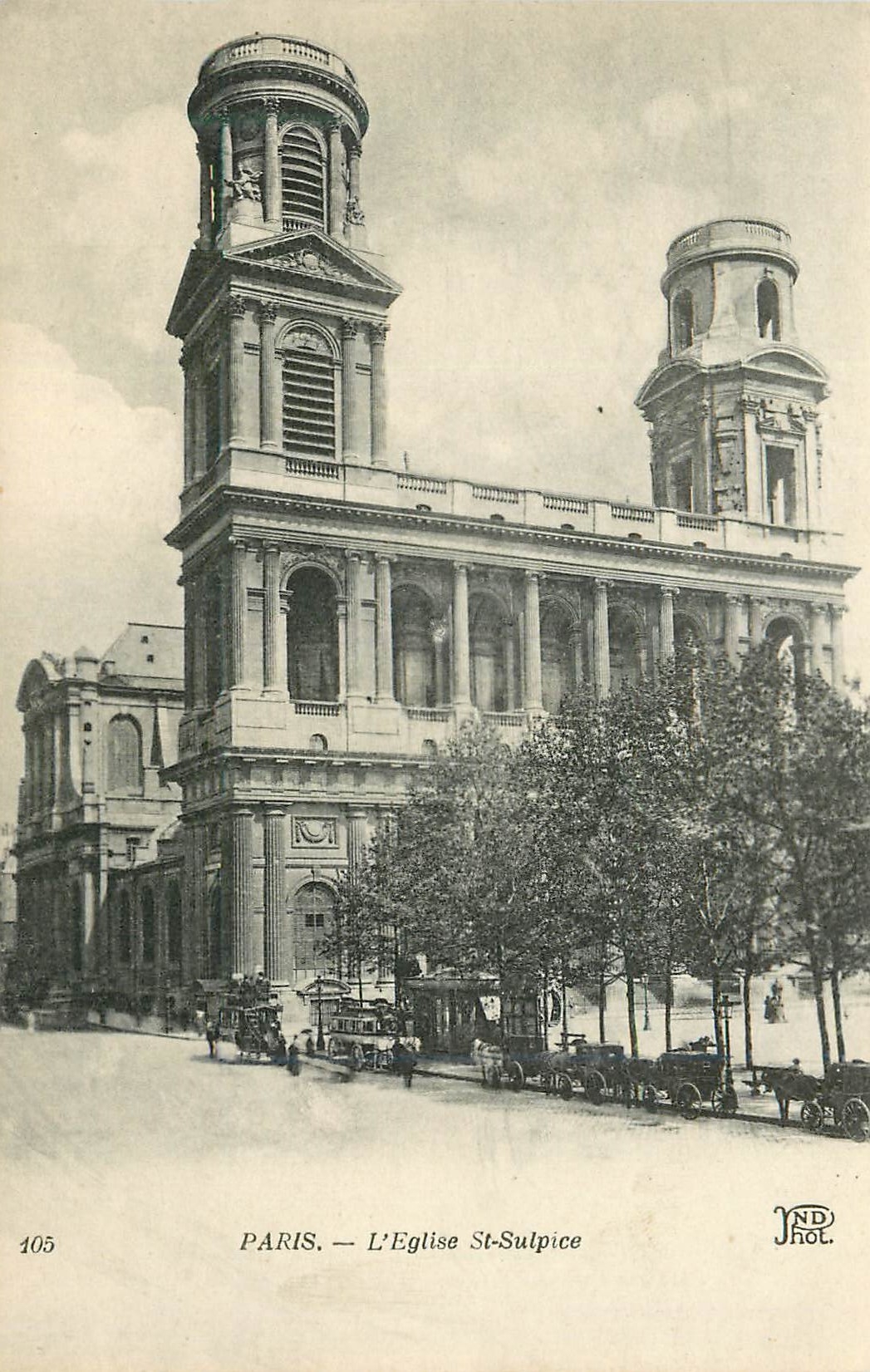 CPA Paris Eglise St Sulpice