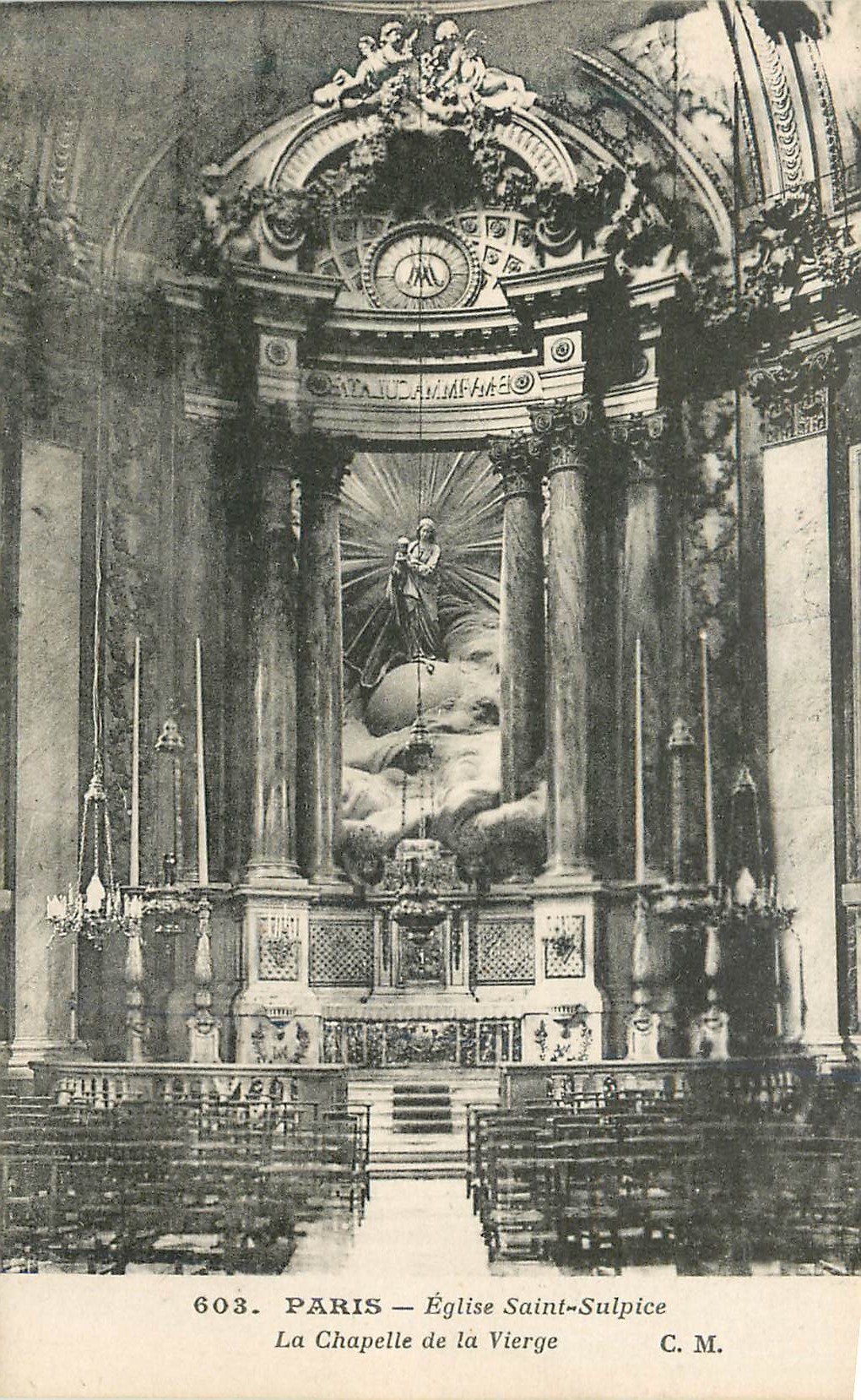 CPA Paris Eglise Saint Sulpice la Chapelle de la Vierge