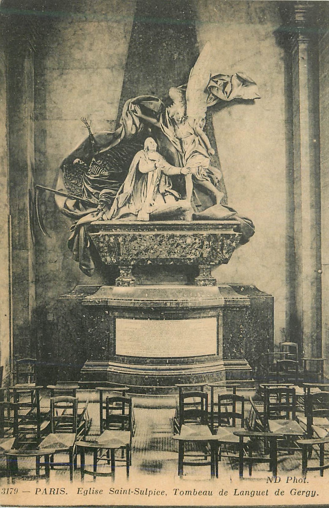 CPA Paris Eglise Saint Sulpice Tombeau de Languet de Gergy