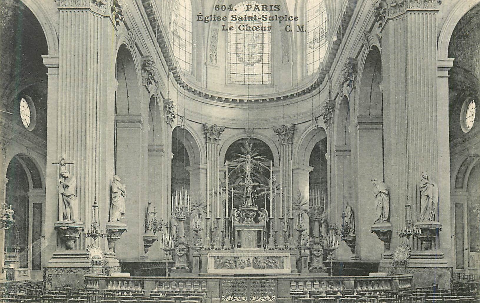 CPA Paris Eglise Saint Sulpice le Choeur