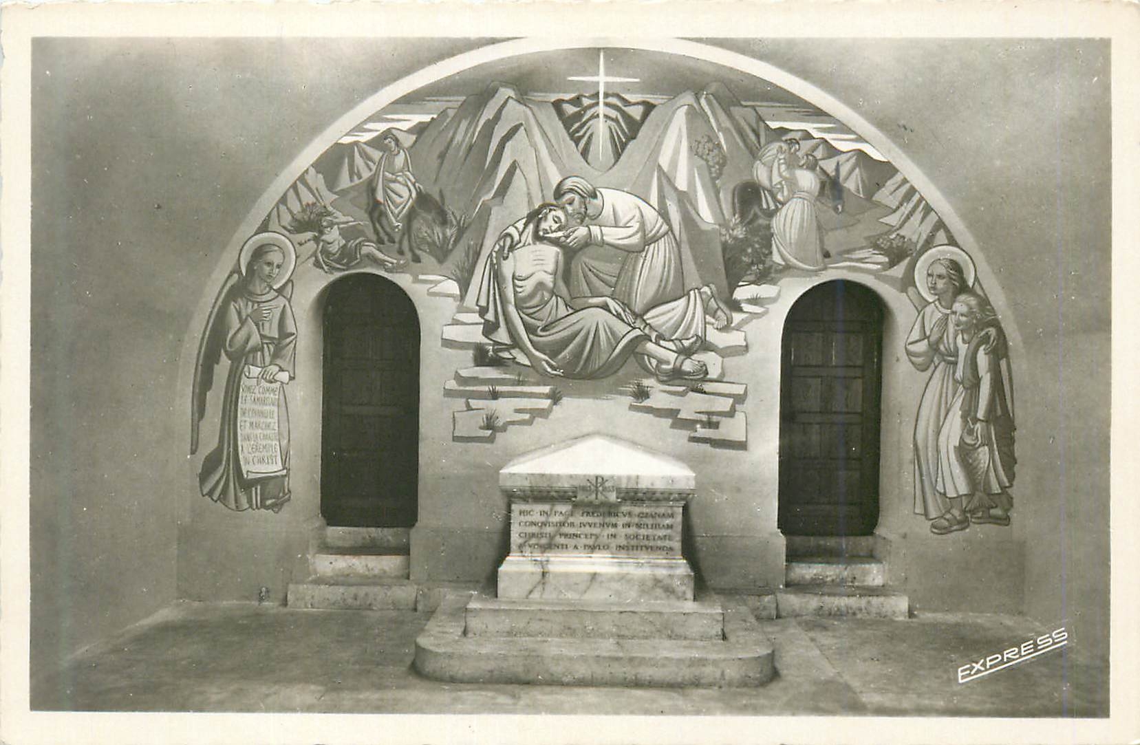CPM Eglise des Carmes Paris Tombeau d'Ozanam