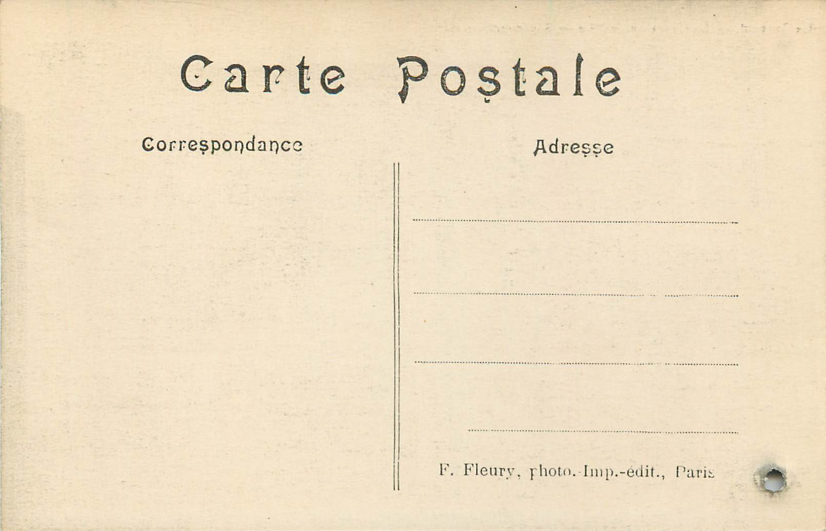 CPA Paris le Couvent la Chambre de Mlle de Soyecourt — Verso