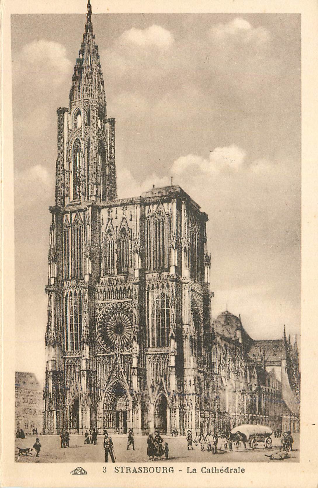 CPA Strasbourg la Cathedrale