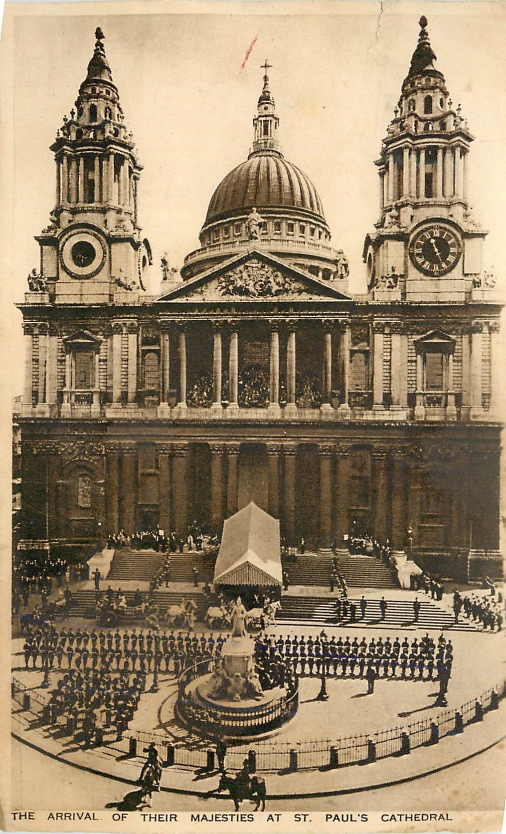 CPA the Arrival of their Majesties at St Paul's Cathedral