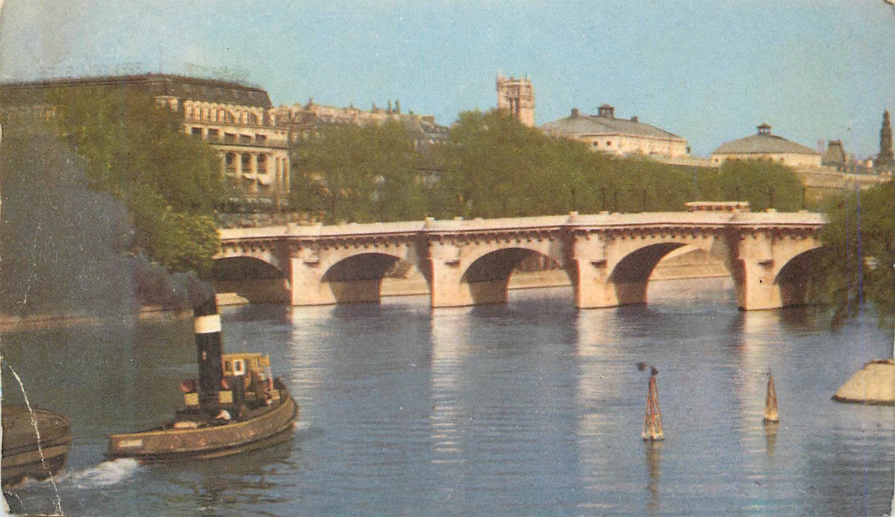 Paris - La Seine — Pont de la Concorde — éditeur M. F. Paris