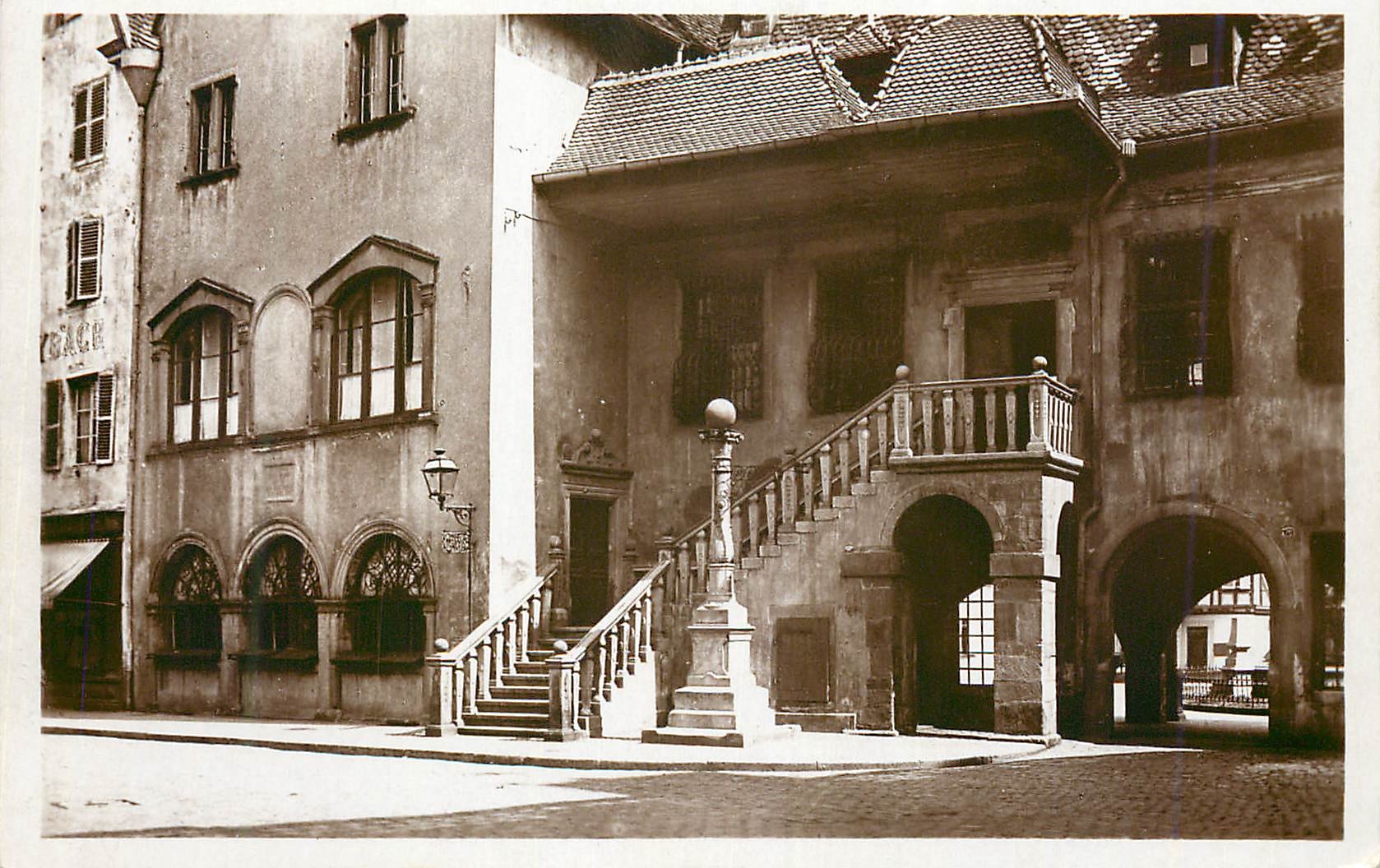 CPM le Vieux Colmar l'Ancienne Douane l'Escalier