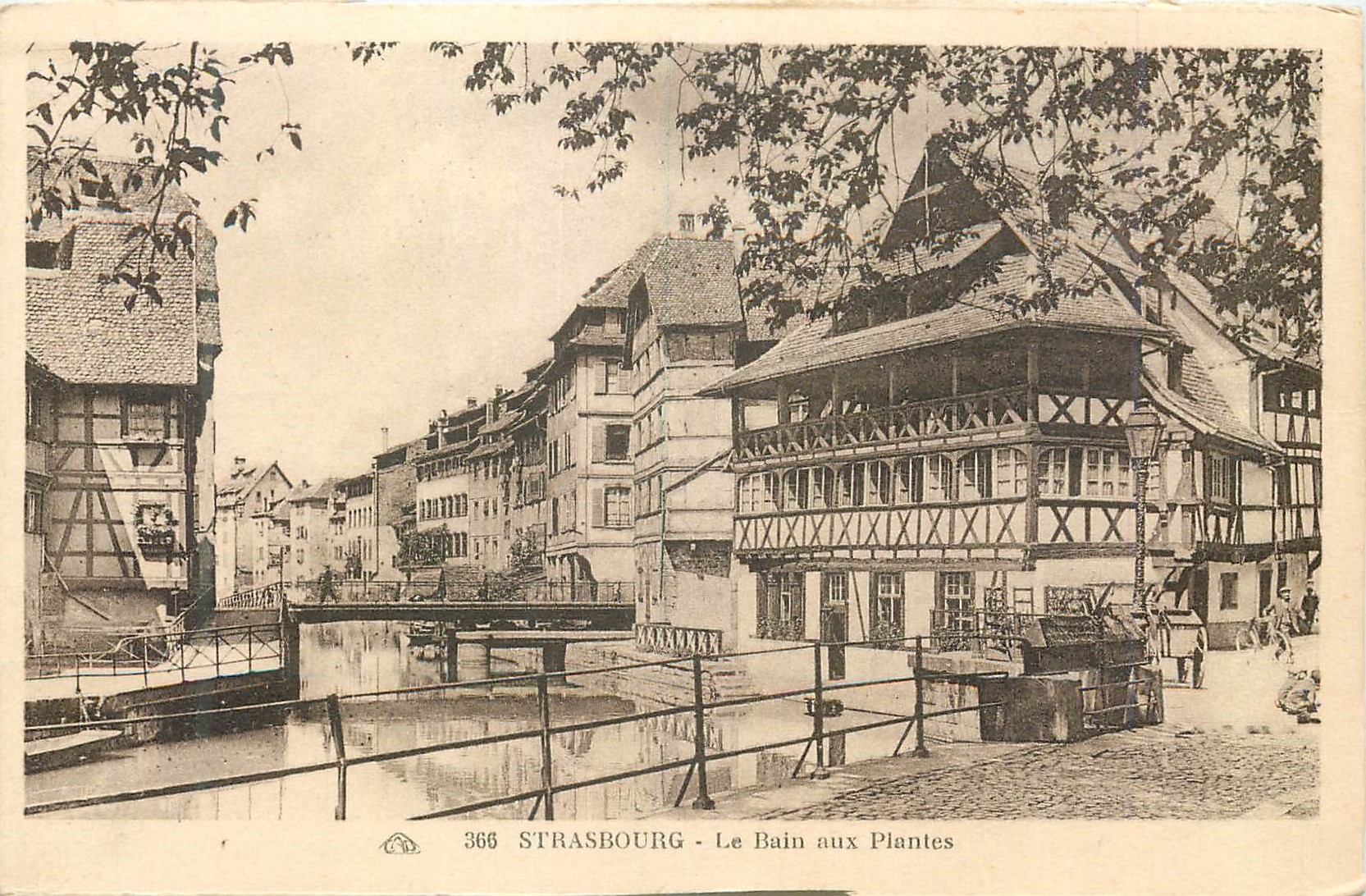 CPA Strasbourg le Bain aux Plantes