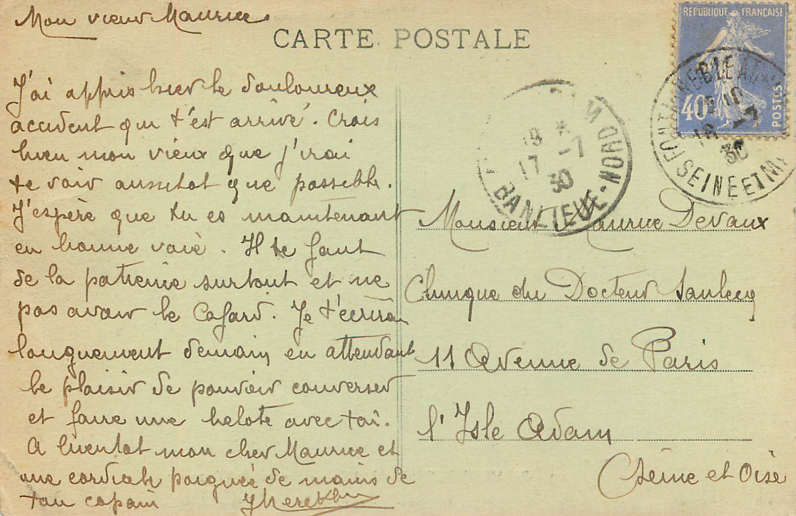 Palazzo di Fontainebleau — Il Pavillon dell'Imperatore — n° 213 — Verso