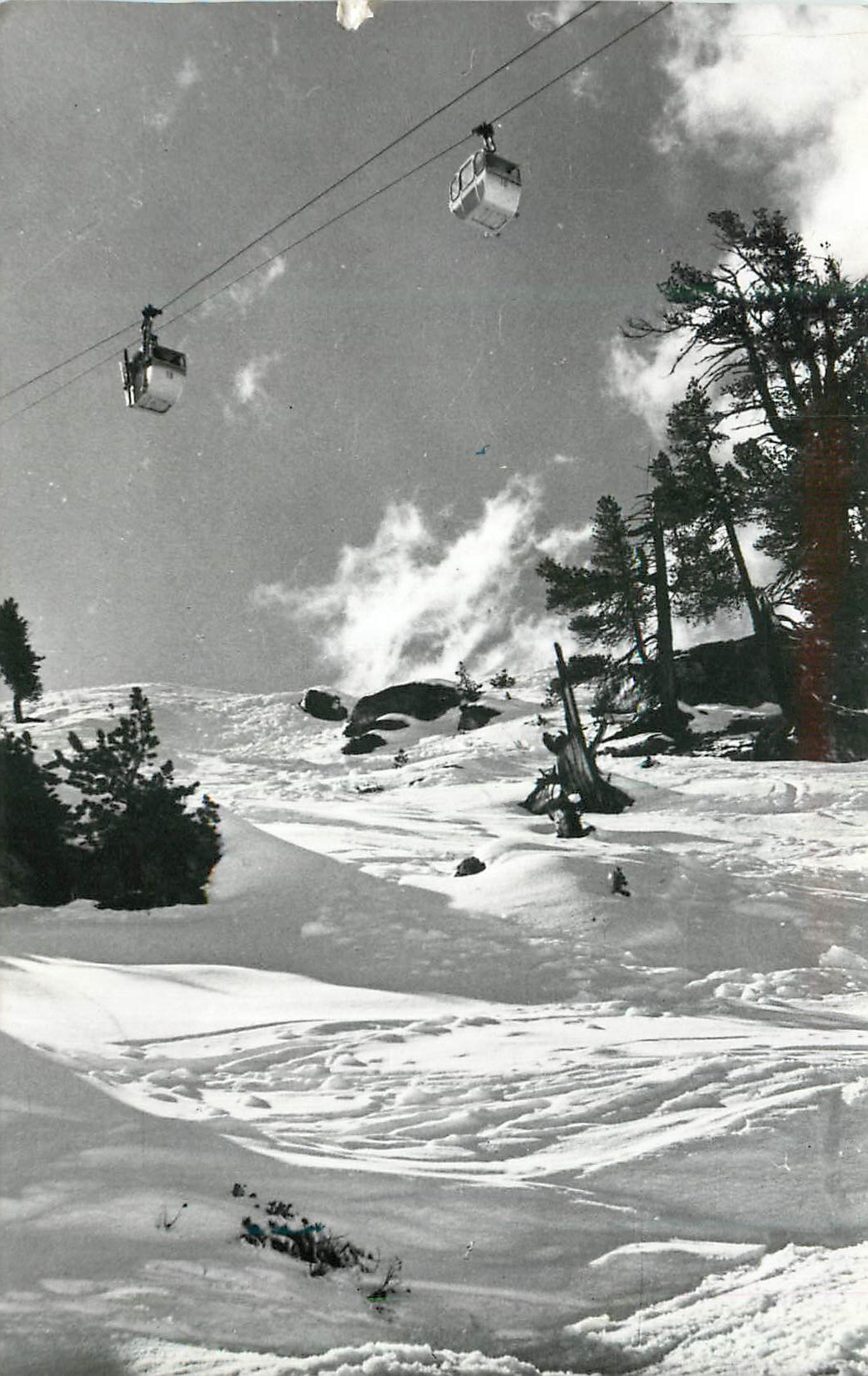 CPM Verbier alt 1500m Descente du Tortin alt 2046m