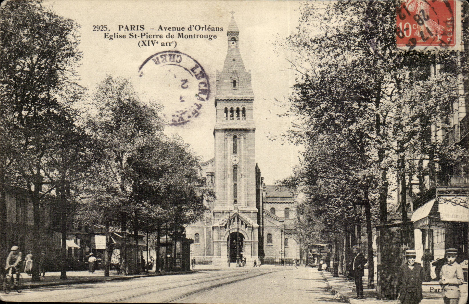 Paris 14 -- Avenue d'Orleans - Eglise Saint Pierre de Montrouge - CPA 